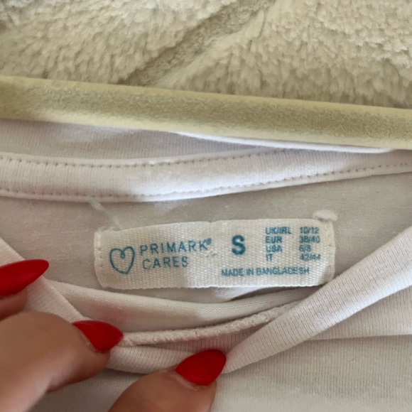 Primark white tshirt bodysuit never worn - Picture 3 of 3